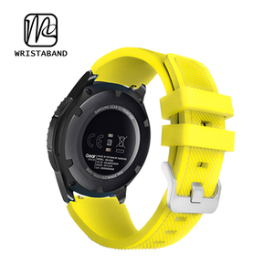 Para <span class=keywords><strong>Samsung</strong></span> <span class=keywords><strong>Gear</strong></span> <span class=keywords><strong>S3</strong></span> reemplazo caucho silicona Watch Band <span class=keywords><strong>Correa</strong></span> nueva llegada suave <span class=keywords><strong>Correa</strong></span> - Product Image 1