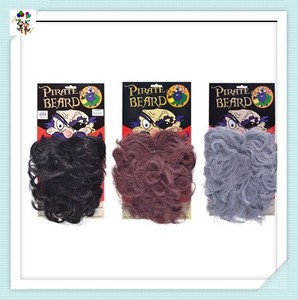 Capitaine de couleur grise, Pirate des caraïbes, longue barbe ondulée Viking drôle HPC-0377 - Product Image 3