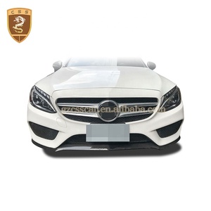 Kit de petites pièces en Fiber de carbone, accessoires de voiture, lèvre avant, pour <span class=keywords><strong>Mercedes</strong></span> benz classe C W205 C180 C200 C300, vente en gros, - Product Image 2