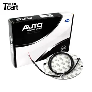 Biểu Tượng Tự Động LED Mới Nhất Màu Đỏ Trắng Xanh 12V 2W Biểu Tượng Xe Hơi 4D Biểu Tượng Ánh Sáng Cho Xe Đặc Biệt