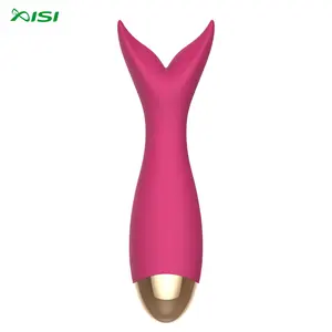 Brinquedo sexual de silicone, pequeno massagem da vibe, brinquedos sexuais, vibrador de dois sentidos