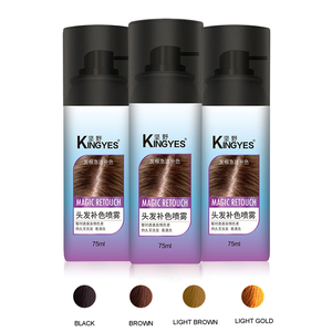 KINGYES Spray correcteur de couleur pour <span class=keywords><strong>cheveux</strong></span> gris brun foncé Magic Root Cover Up - Product Image 2