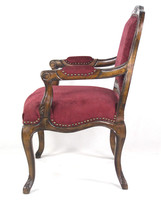 Chaises de salon rouge, mobilier personnalisé, fauteuil confortable