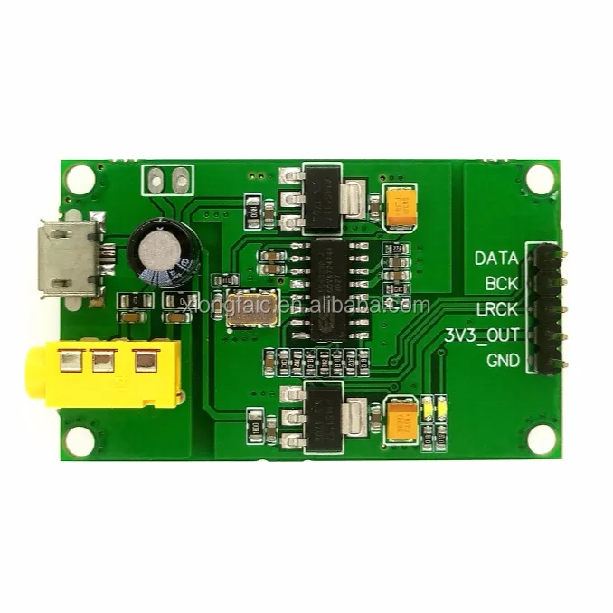 ES9023P I2S/IIS Stereo Kỹ Thuật Số Đầu Vào Âm Thanh DAC Board Giải Mã để AUX Đầu Ra Analog