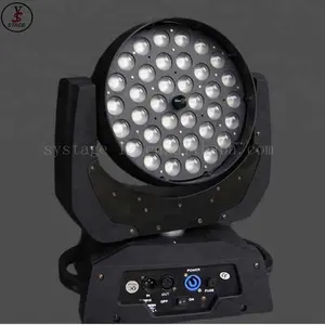 DJ Light Harga 36X18W Lampu LED Moving Head Cuci Zoom Lampu 6in1 Rgbwa Uv LED Lampu Moving Head