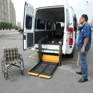 Coche <span class=keywords><strong>Van</strong></span> Bus Plataforma de elevación de silla de ruedas hidráulica eléctrica para discapacitados Ancianos Discapacitados Silla de ruedas Pasajeros Capacidad de 300kg - Product Image 4