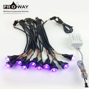 Bak Mandi LED, Bak Mandi Kamar Mandi Berubah Warna Lampu LED Bak Panas 12V