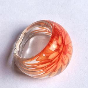 Diseños mixtos Decorativo colorido anillo de cristal de Murano Joyería Bohemia hermoso regalo - Product Image 4