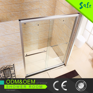 6 mm de vidrio templado transparente puerta <span class=keywords><strong>corredera</strong></span> de lujo <span class=keywords><strong>para</strong></span> duchas - Product Image 1