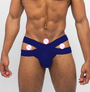 Colección Moderna Personalizada, Calzoncillos Boxer de Tela Tejida de Alta Calidad para Hombre, Ropa Interior Deportiva, Suspensorio para Hombre <span class=keywords><strong>Gay</strong></span> Sexy - Product Image 1