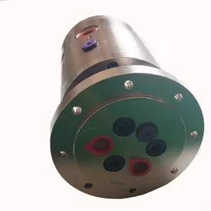 Tùy chỉnh 3 đoạn thủy lực quay doanh với mặt bích thép không gỉ G1/8 G1/4 áp lực cao cho cán máy móc quay Công Đoàn - Product Image 1