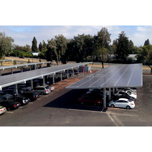 Structure de montage de panneaux solaires de haute qualité, abri de voiture en métal pour <span class=keywords><strong>2</strong></span> <span class=keywords><strong>voitures</strong></span> - Product Image 6
