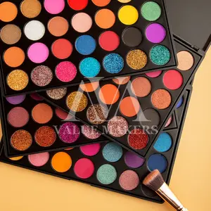 35 Farben Large Low Moq Makeup Cosmetics Luxus Machen Sie Ihre eigene Lidschatten-Palette