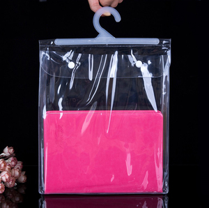 Bán Buôn Tùy Chỉnh In Rõ Ràng <span class=keywords><strong>PVC</strong></span> Móc Áo Móc Túi Nhựa Cho Quần Áo Đồ Lót Bao Bì - Product Image 2