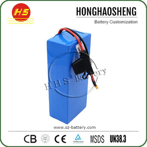 HHS Marca China Precio de fábrica 14S6P 18650 Litio <span class=keywords><strong>E</strong></span>-bike 52V 20Ah Paquete de batería de iones Certificado CE - Product Image 4
