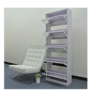 Armario <span class=keywords><strong>Zapatero</strong></span> de madera <span class=keywords><strong>con</strong></span> <span class=keywords><strong>espejo</strong></span> para sala de estar, precio al por mayor del fabricante - Product Image 5
