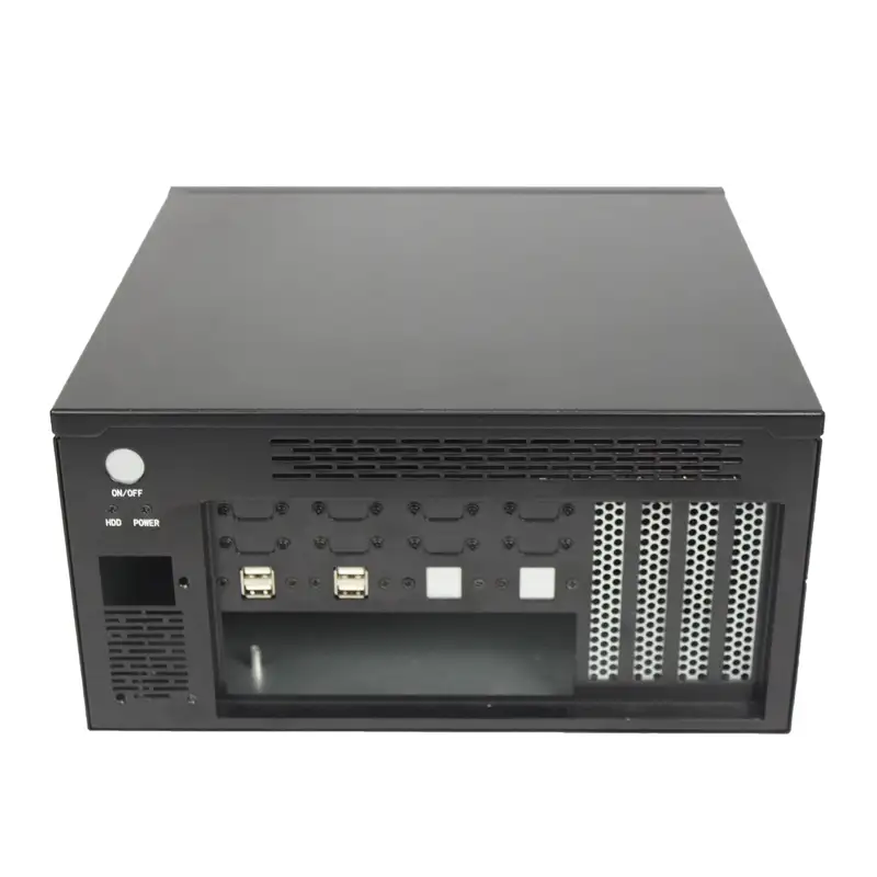 2019 nieuwe SGCC nieuwe modus wandmontage Industriële computer IPC server chassis voor M-ATX MB
