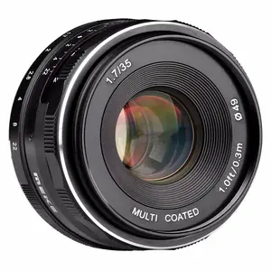 Buena calidad y barato fotografía documental objetivo Manual fijo centrado APS-C espejo de la Cámara lente para Canon EOS