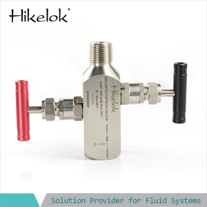 Manifold de <span class=keywords><strong>2</strong></span> Vias SS316 para Manômetro Válvulas de 1/4\" Npt - Product Image 5