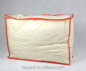customized clear pvc quilt storage bag from China and Cambodia