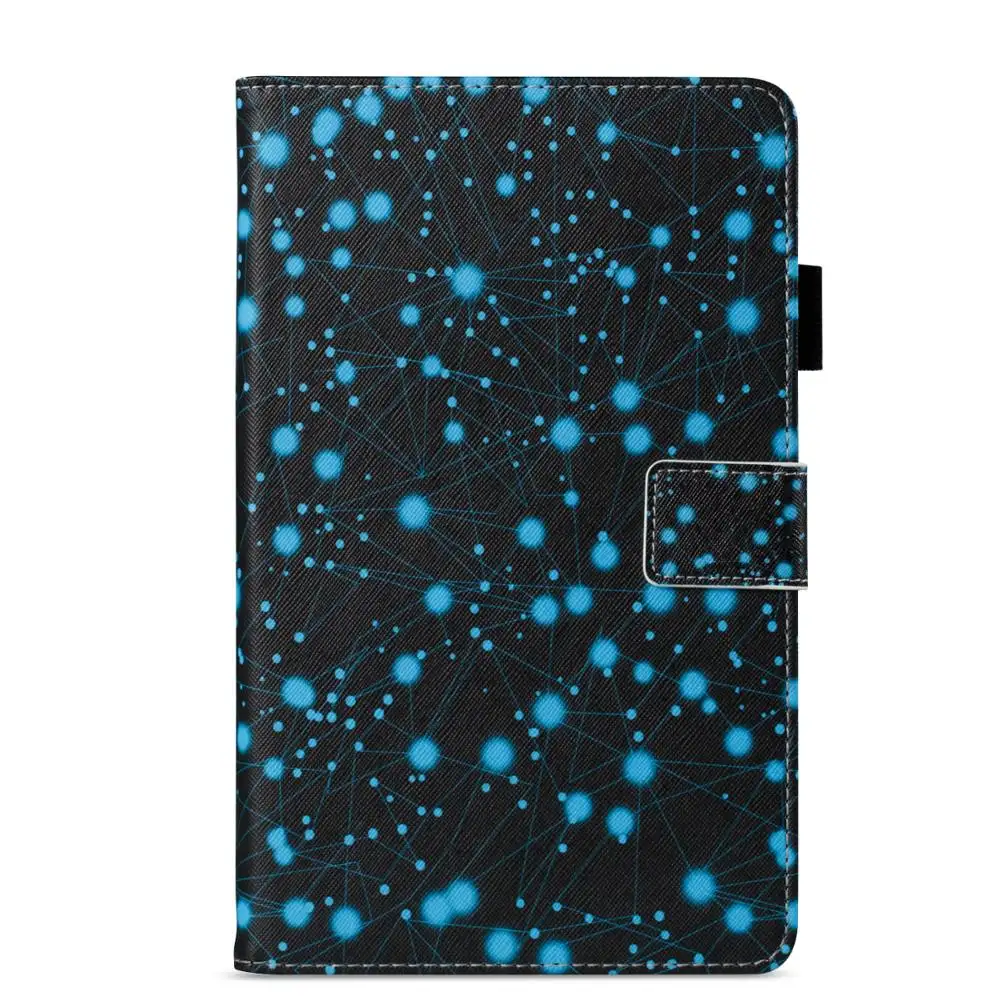 Capa de couro pu para tablet, capa estilo flip de 8 polegadas com flor, para samsung galaxy tab a 8 "8.0 t380 SM-T385 8" 2017