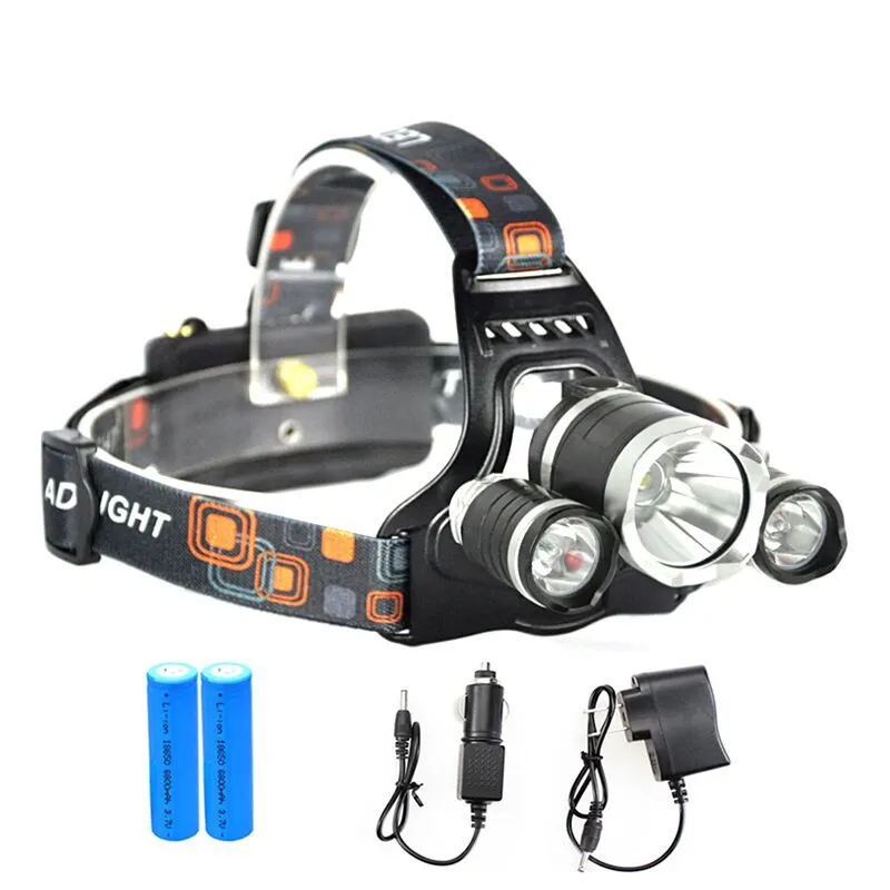 High Power 20W 3*xml t6 led Rechargeable led Headlamp