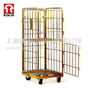 Двухэтажная однодверная Складная складная тележка для складирования - Product Image 3