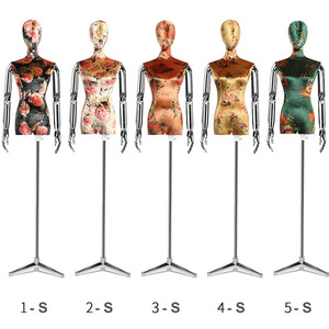 หุ่นโชว์เสื้อผ้าผู้หญิงครึ่งตัว ปรับได้ รุ่น XINJI ดีไซน์หรูหรา - Product Image 6