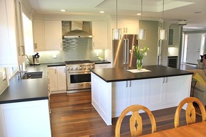 Diseño de Gabinetes de <span class=keywords><strong>Cocina</strong></span> Populares de MDF Vermont de Hangzhou 2021, <span class=keywords><strong>Cocina</strong></span> Pequeña con Equipamiento - Product Image 5