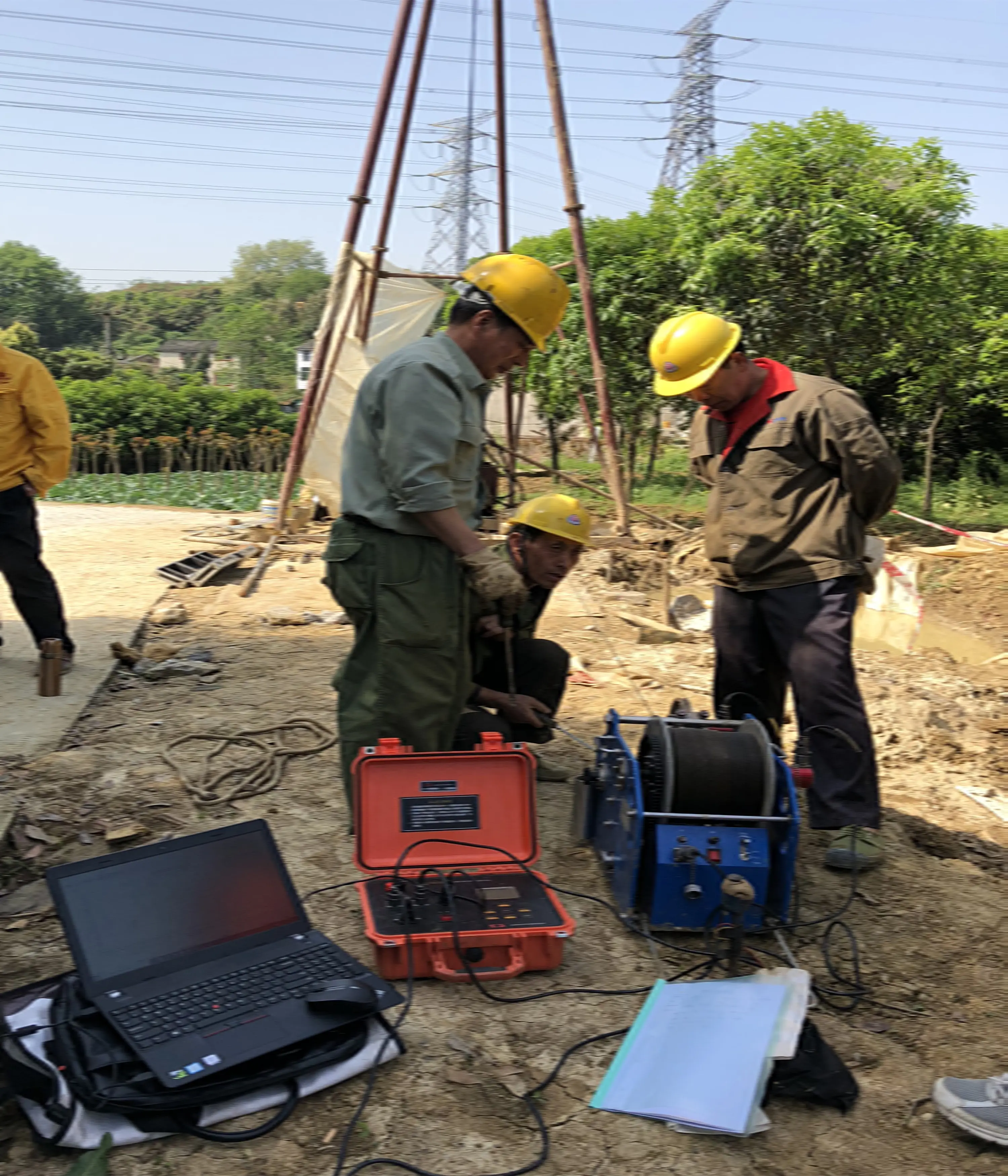 Instrumen Logging Elektrik, Perangkat Log Sumur Akustik Uji Dangkal Sistem Logging Sumur Elektrik