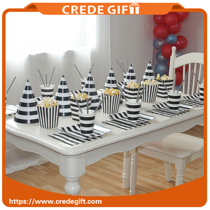 Children's birthday party paper Creative September crockery for kids birthday party supply set - Product Image 1