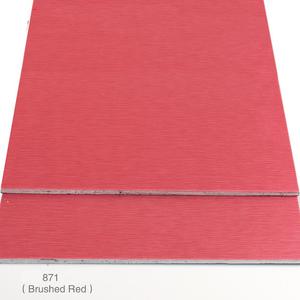 <span class=keywords><strong>Brushed</strong></span> Nhôm Composite Panel Vàng Bạc trang trí nội thất Signage <span class=keywords><strong>ACM</strong></span> bảng điều chỉnh - Product Image 2