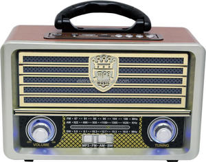 Radio portátil clásica AM/<span class=keywords><strong>FM</strong></span>/SW, madera, retro, con control remoto, M113 - Product Image 1