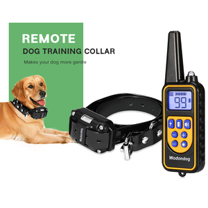 <span class=keywords><strong>Wodondog</strong></span>-Collar de adiestramiento para perros, dispositivo de entrenamiento para perros, 800 yardas, recargable, resistente al agua, con Control remoto - Product Image 3