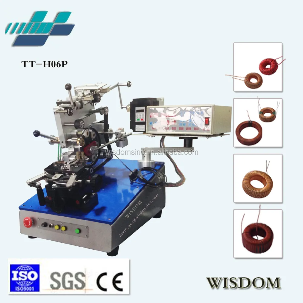 TT-H06P High quality automatic Toroidal transformer winding machine