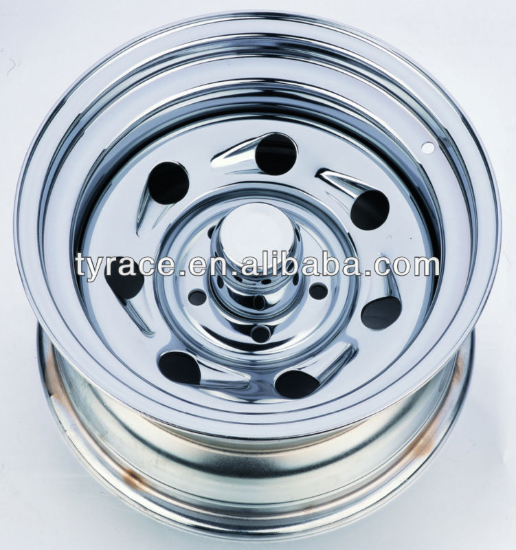 Стальной Хромированный обод колеса прицепа с сертификатом TUV,DOT,ISO