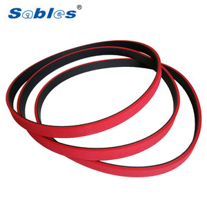 Sables rode rubbercoating tandriem platte riem voor verpakkingsmachine -30~80 graden temperatuurbereik aanpasbaar - Product Image 2