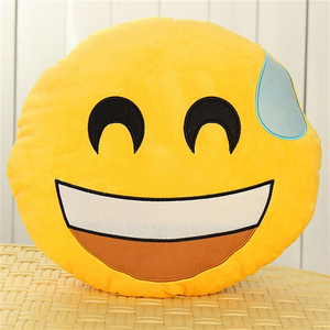 Belle en peluche émoticône en peluche <span class=keywords><strong>emoji</strong></span> oreiller - Product Image 2