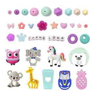 Non Toxic Bpa Free Teething Beads silicon teething