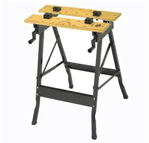 Foldable Workbench with Clamping Dogs and Tilted Worktop YH-WB011