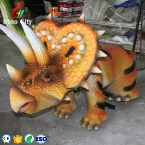 Carro de dinossauro elétrico de diversões do dragon animatronic mecânico