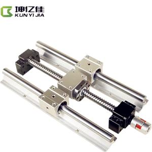 Vis à billes roulées SFU1605-400mm 1605 + 1 jeu de coupleurs BK/BF12 1 +6.35 10 mm pour machine de rectification CNC - Product Image 1