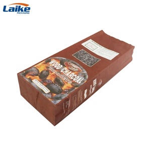 Bolsa de embalaje de carbón de papel Kraft de doble capa con impresión personalizada 4kg <span class=keywords><strong>5kg</strong></span> para briquetas de carbón - Product Image 4