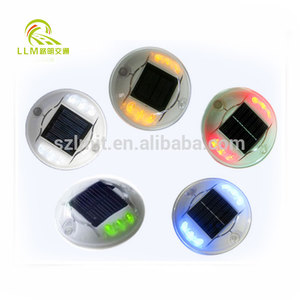 Plástico fabricación directa LED poste advertencia pavimento carretera <span class=keywords><strong>solar</strong></span> - Product Image 5