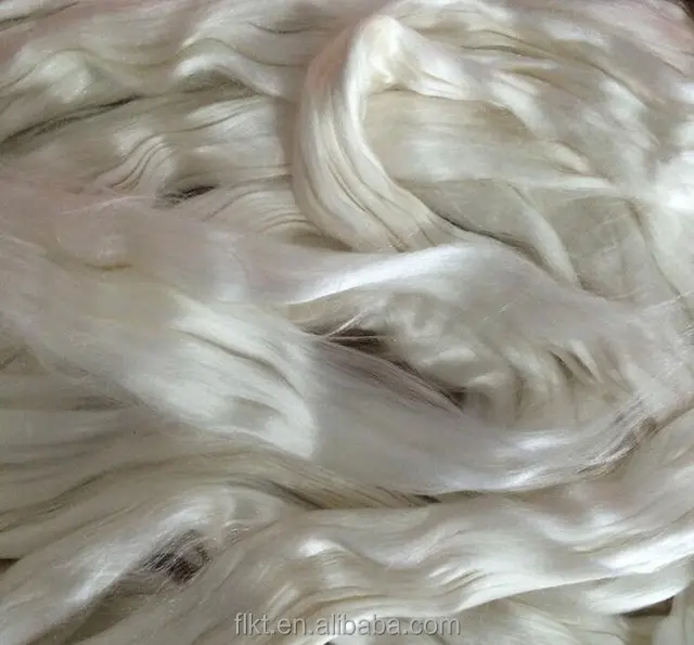 Custom Export 5A 100% mulberry silk fiber making hair fiber Color