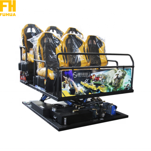 5D/7D Mobile Cinema Motion Platform Indoor/Outdoor Playhouse Truck Car Seat System EPSON Projector Entertainment Event Use