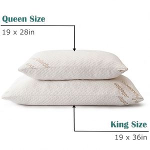 Bán Buôn Khách Sạn Có Thể Điều Chỉnh Loft Với Có Thể Giặt Nắp Có Thể Tháo Rời Không Gây Dị Ứng Bộ Nhớ Bọt Cắt Nhỏ Tre Gối - Product Image 6