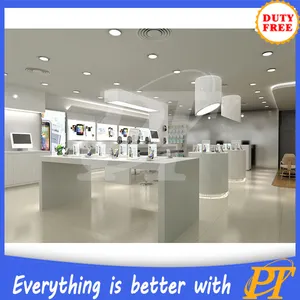 New products mobile phone shop decoration design to show cellphone