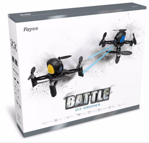 Más nuevo 2 unids FPV Racing DIY batalla drone kit juego de lucha modo 2MP gran angular RC Dron g-sensor - Product Image 6