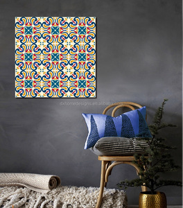 Arte astratta Fine pittura tela tessuto arabo Wall Art Wall Deco decorazioni per la casa, altre decorazioni per la casa stampate su tela con cornice